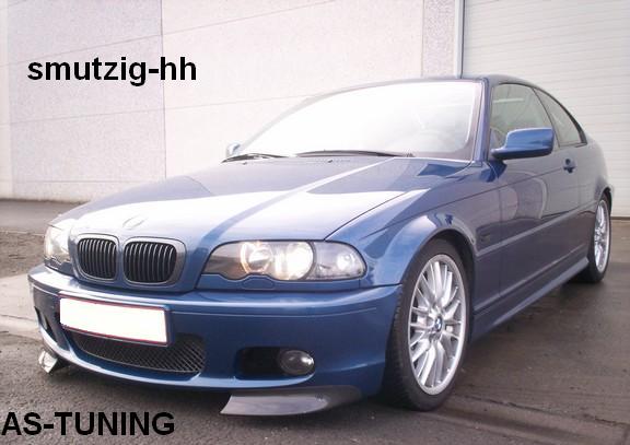 Frontlippe / Flaps / Ecken CSL Look für BMW E46 M PAKET